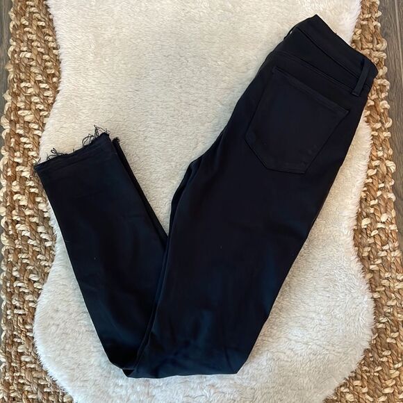 J Brand Alana High Rise Crop Jeans Demented Black - Picture 11 of 13